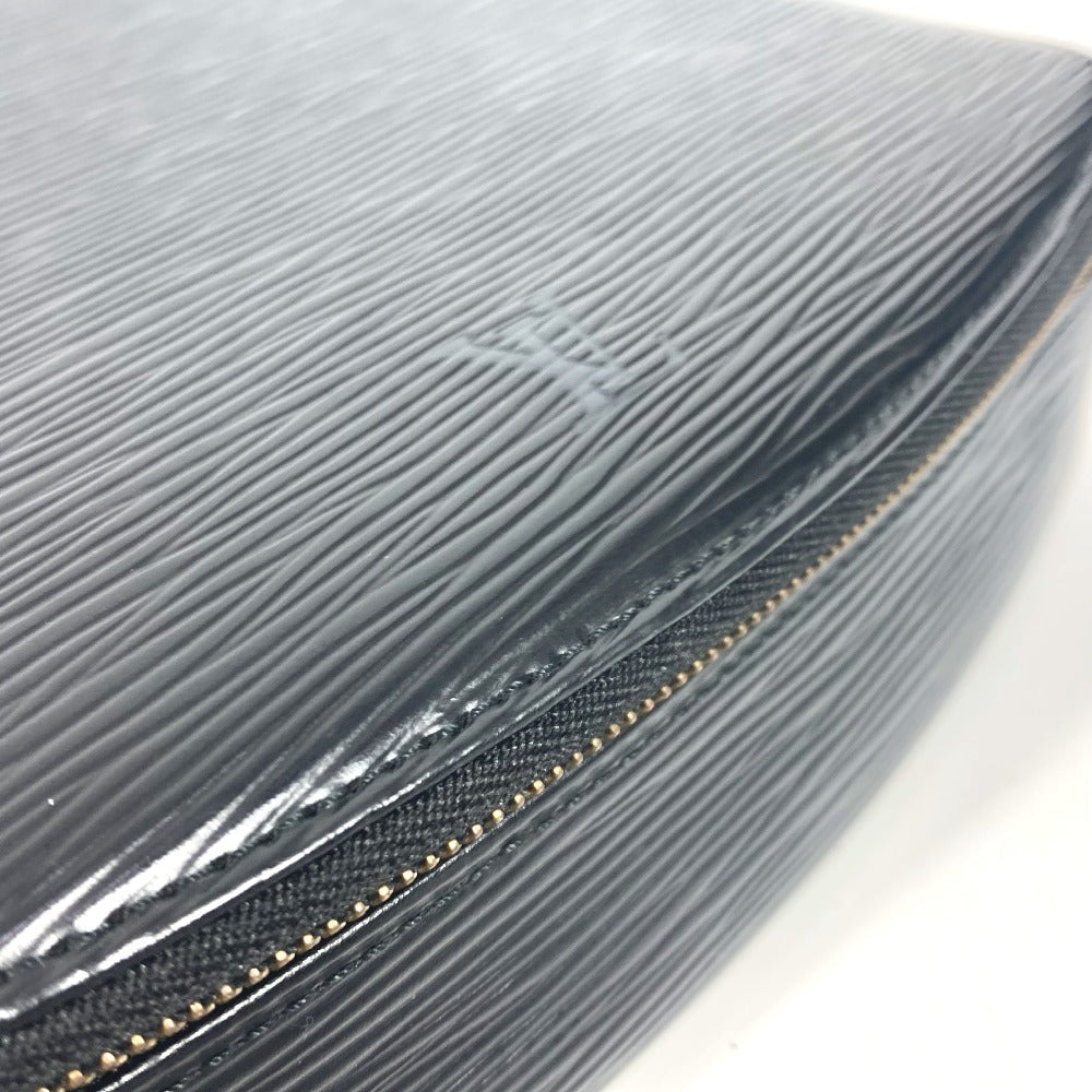 HERMES Pouch M48362 Epi Leather black Epi posh monte carlo