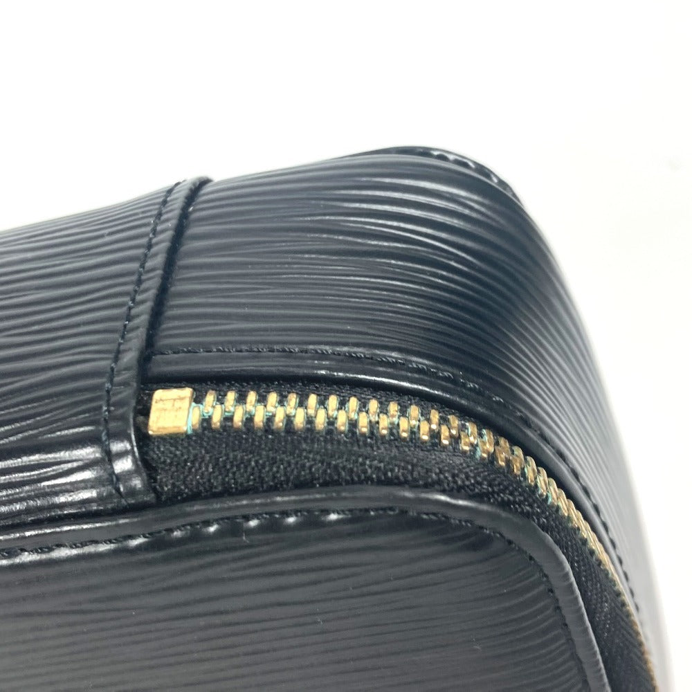 HERMES Pouch M48362 Epi Leather black Epi posh monte carlo