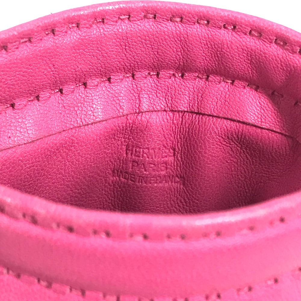HERMES Pouch Anyo Miro pink purse Pochette Pillow PM Women Used Authentic