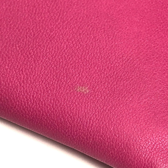 HERMES Pouch Anyo Miro pink purse Pochette Pillow PM Women Used Authentic