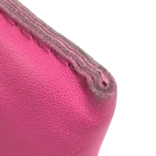 HERMES Pouch Anyo Miro pink purse Pochette Pillow PM Women Used Authentic