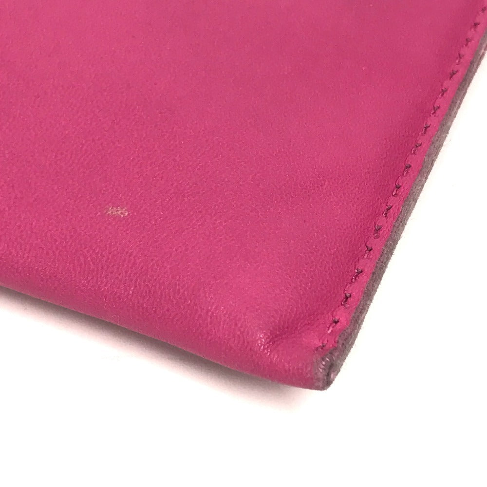 HERMES Pouch Anyo Miro pink purse Pochette Pillow PM Women Used Authentic