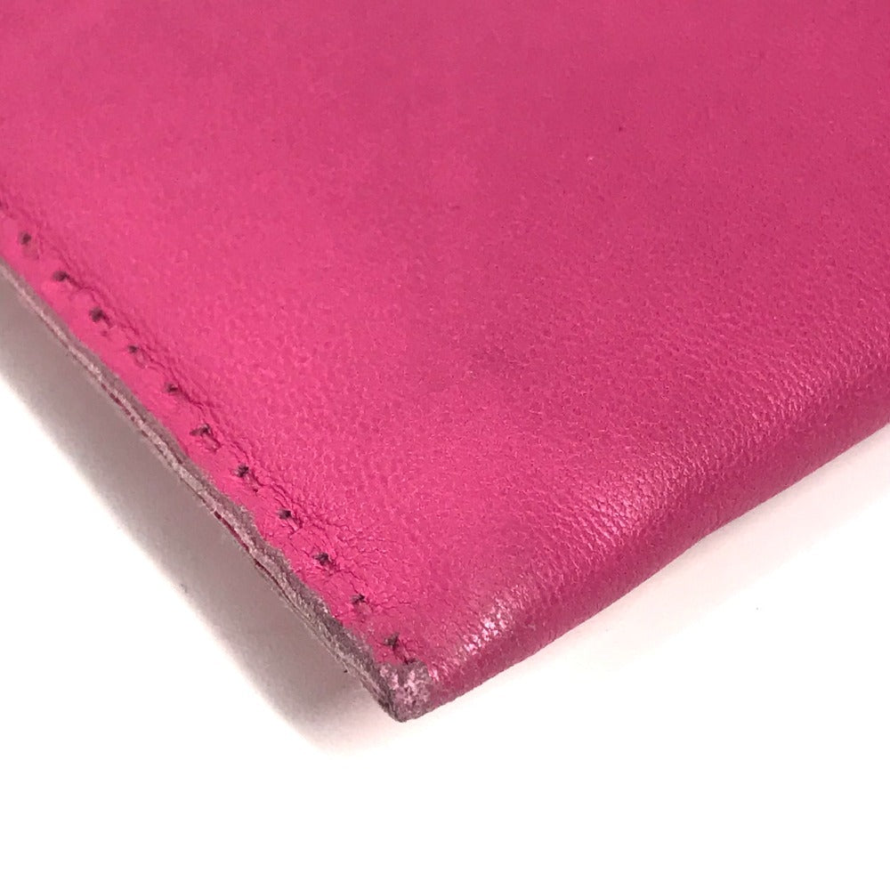 HERMES Pouch Anyo Miro pink purse Pochette Pillow PM Women Used Authentic