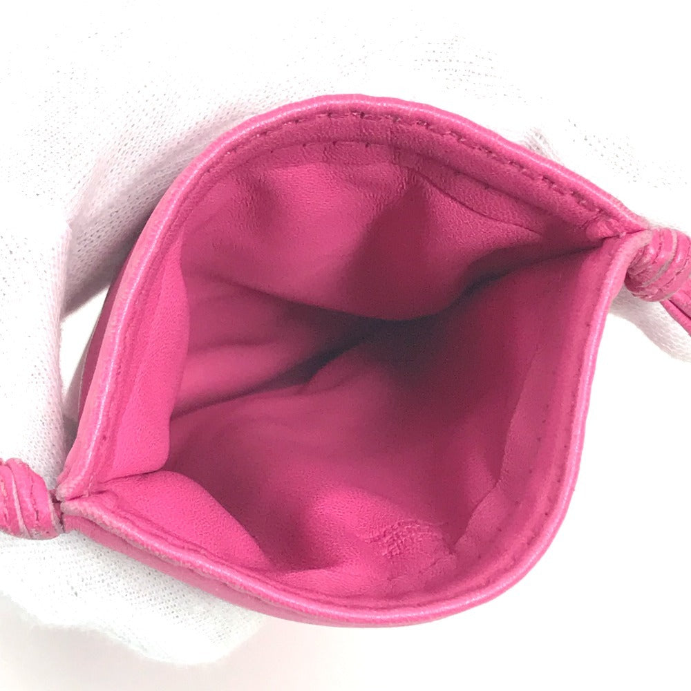 HERMES Pouch Anyo Miro pink purse Pochette Pillow PM Women Used Authentic