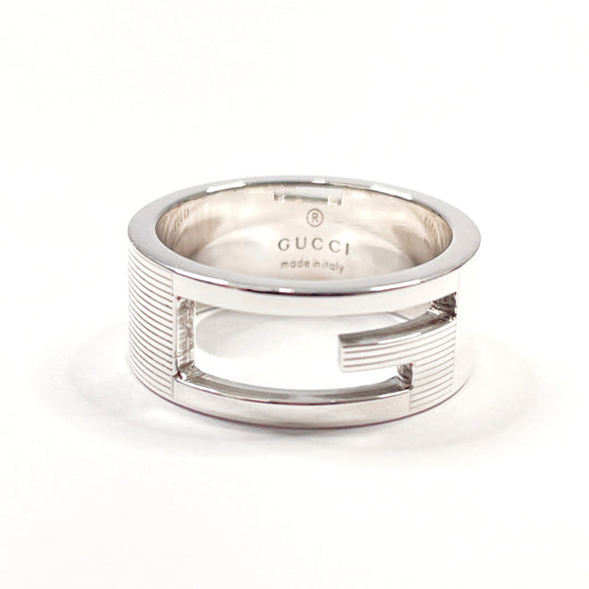 GUCCI Ring Silver925 Silver Branded Cutout G 13
