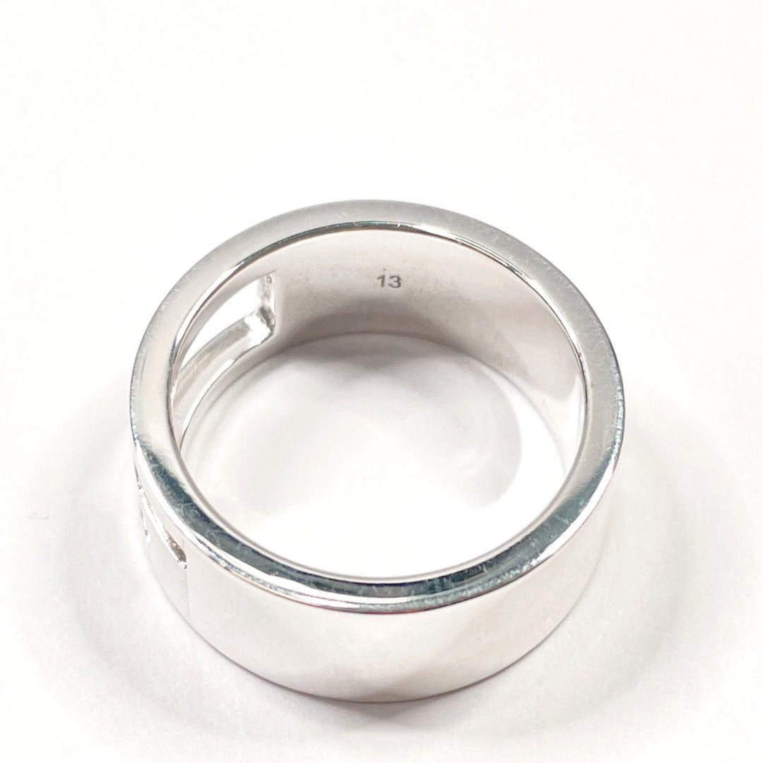 GUCCI Ring Silver925 Silver Branded Cutout G 13