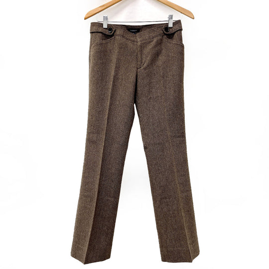 BURBERRY Pants Wool, polyester, 73% wool, 16% polyester, 10% nylon, 1% polyurethane Brown Burberry London Women 38 Used Authentic