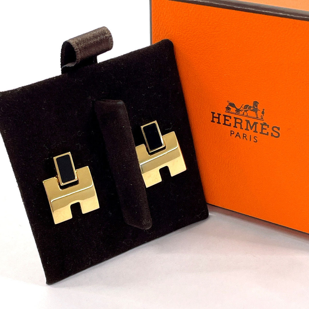HERMES Pierce metal gold Eileen