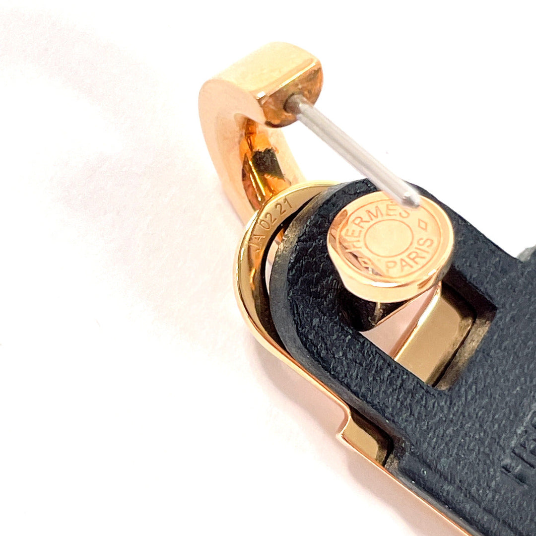 HERMES Pierce Gold Plated, Vaux Swift Pink gold Okeley