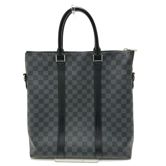LOUIS VUITTON Tote Bag N40000 Damier Grafitto Canvas black Damier Grafitte Anton mens Used Authentic