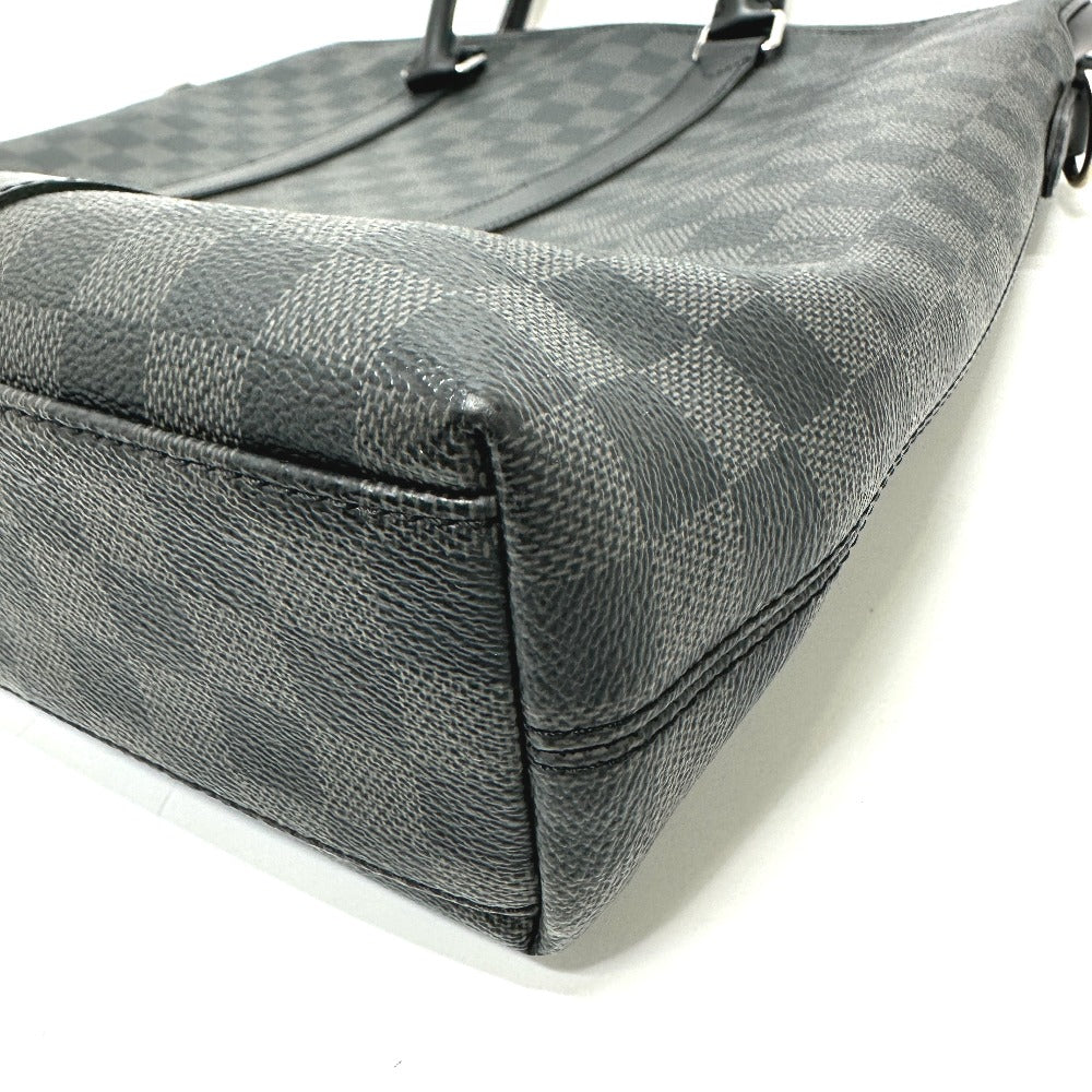 LOUIS VUITTON Tote Bag N40000 Damier Grafitto Canvas black Damier Grafitte Anton mens Used Authentic