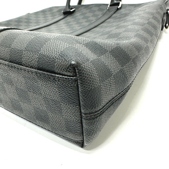 LOUIS VUITTON Tote Bag N40000 Damier Grafitto Canvas black Damier Grafitte Anton mens Used Authentic