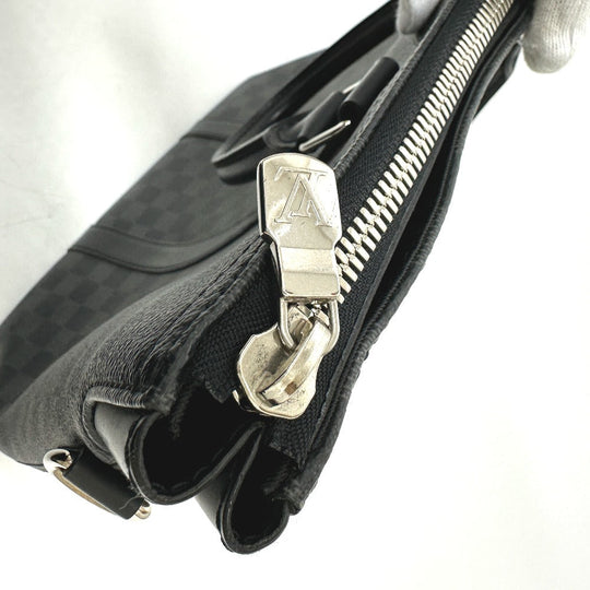 LOUIS VUITTON Tote Bag N40000 Damier Grafitto Canvas black Damier Grafitte Anton mens Used Authentic