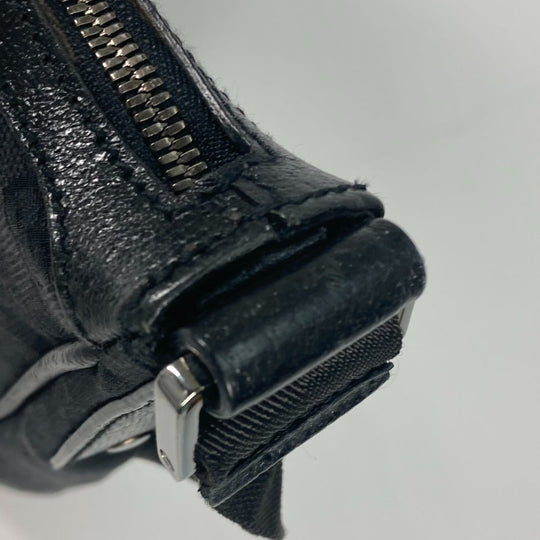 GUCCI Shoulder Bag 114272 GG canvas black GG mens Used Authentic