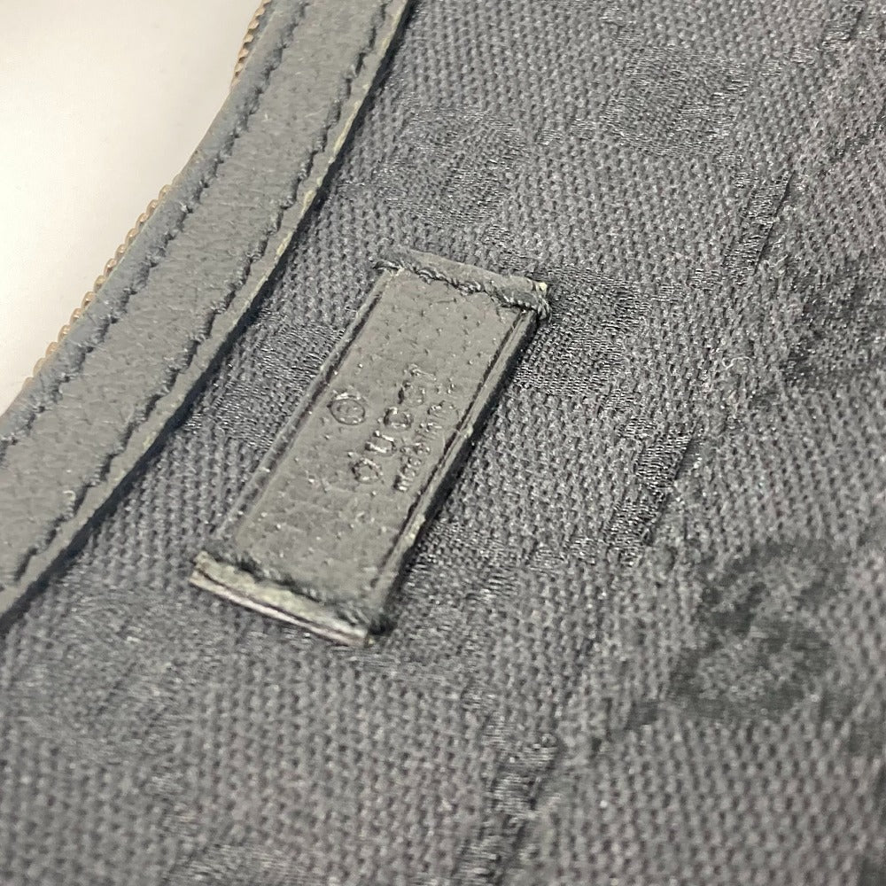 GUCCI Shoulder Bag 114272 GG canvas black GG mens Used Authentic