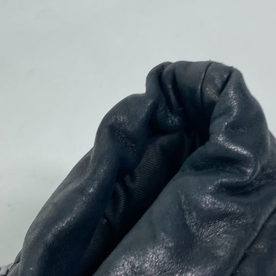 CHANEL Shoulder Bag leather black CC COCO Mark Matrasse quilting Women Used Authentic