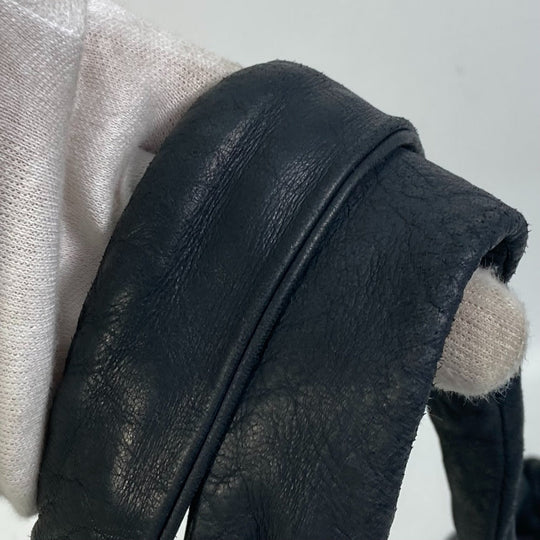 CHANEL Shoulder Bag leather black CC COCO Mark Matrasse quilting Women Used Authentic