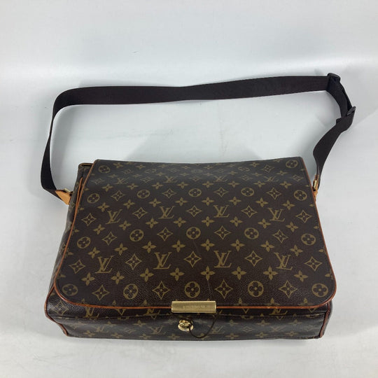 LOUIS VUITTON Shoulder Bag M45257 Monogram canvas Brown Monogram Abbesses