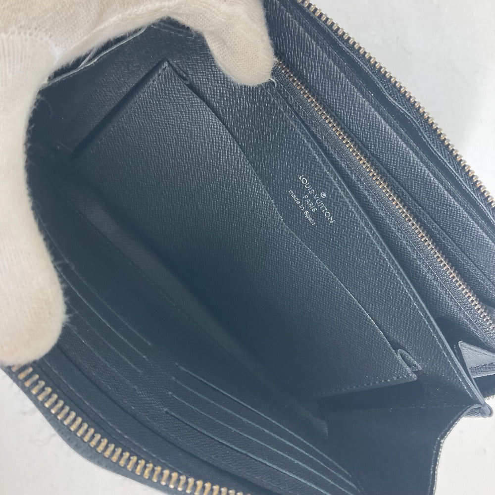 LOUIS VUITTON Long Wallet Purse M61698 Monogram Eclipse Canvas black Monogram Eclipse Zippy XL