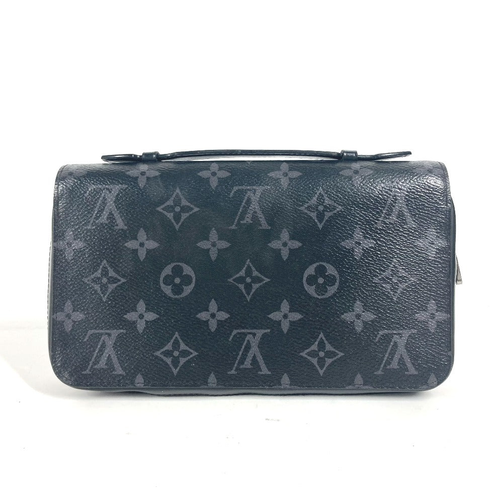LOUIS VUITTON Long Wallet Purse M61698 Monogram Eclipse Canvas black Monogram Eclipse Zippy XL