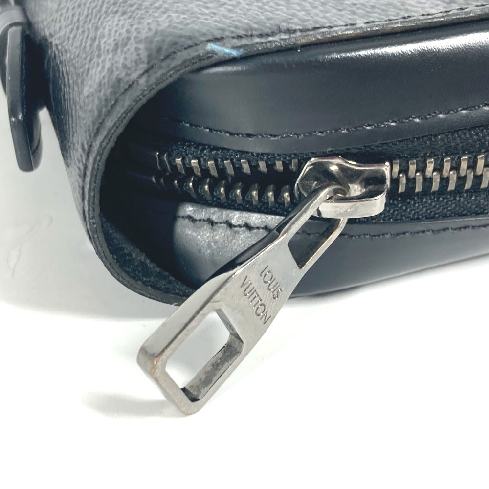 LOUIS VUITTON Long Wallet Purse M61698 Monogram Eclipse Canvas black Monogram Eclipse Zippy XL