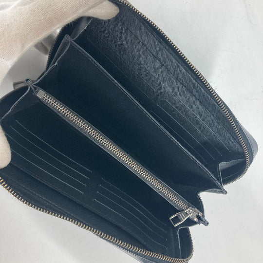 LOUIS VUITTON Long Wallet Purse M61698 Monogram Eclipse Canvas black Monogram Eclipse Zippy XL