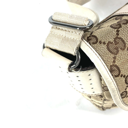 GUCCI Shoulder Bag 145858 GG canvas / leather beige GG