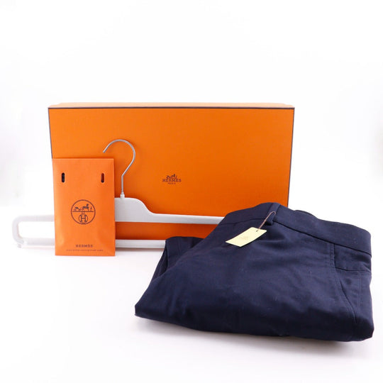 HERMES Pants H835210H40142 cotton Navy blue mens 42 Used Authentic