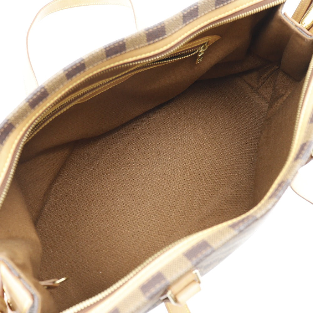 LOUIS VUITTON Tote Bag N99037 Damier canvas Brown Columbine Women Used Authentic