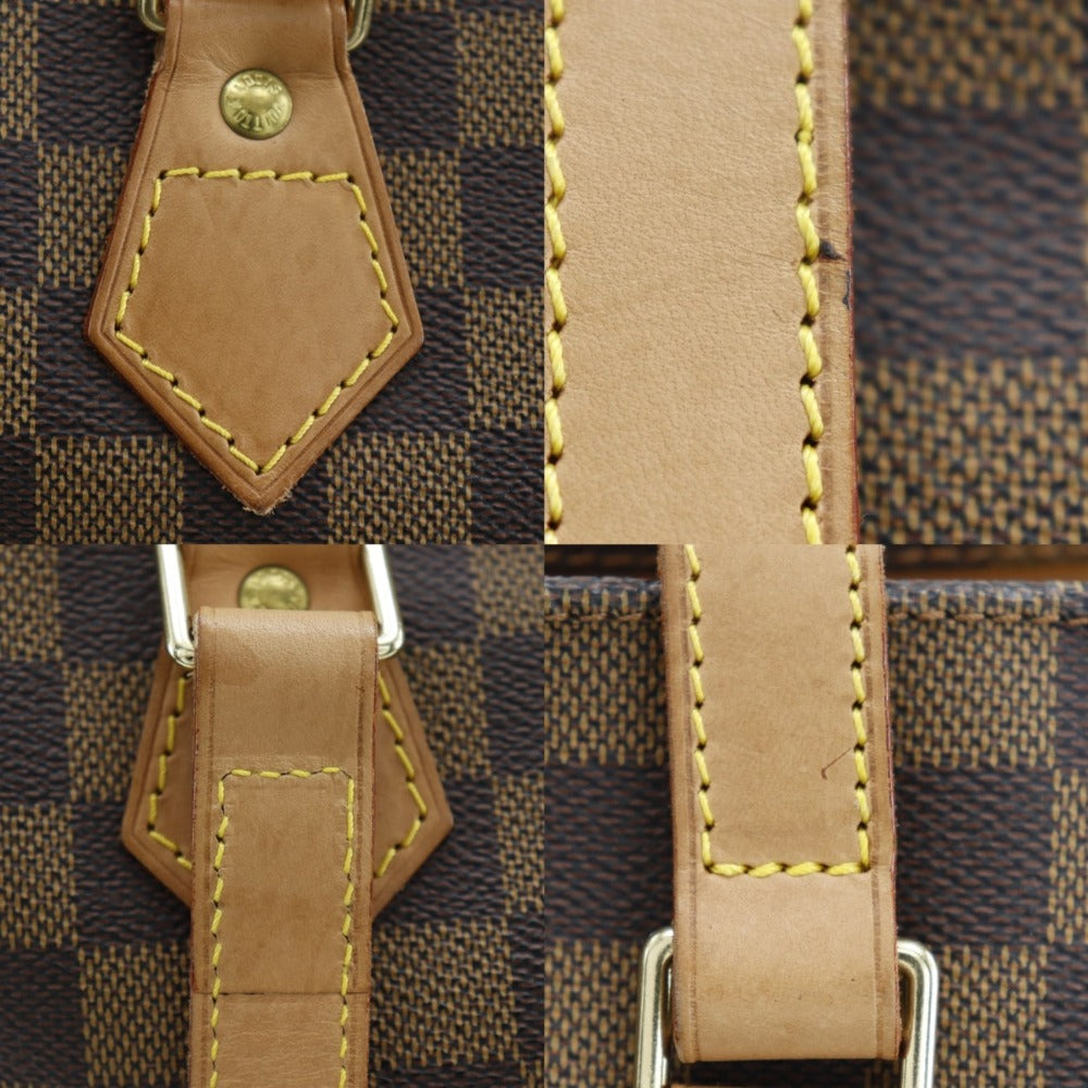 LOUIS VUITTON Tote Bag N99037 Damier canvas Brown Columbine Women Used Authentic