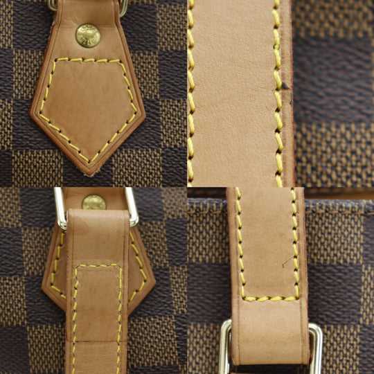 LOUIS VUITTON Tote Bag N99037 Damier canvas Brown Columbine Women Used Authentic