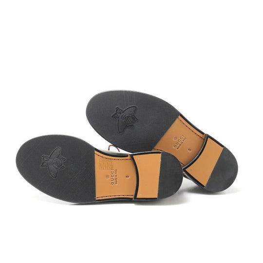 GUCCI Other shoes 496259 leather Green / brown mens 5 Used Authentic