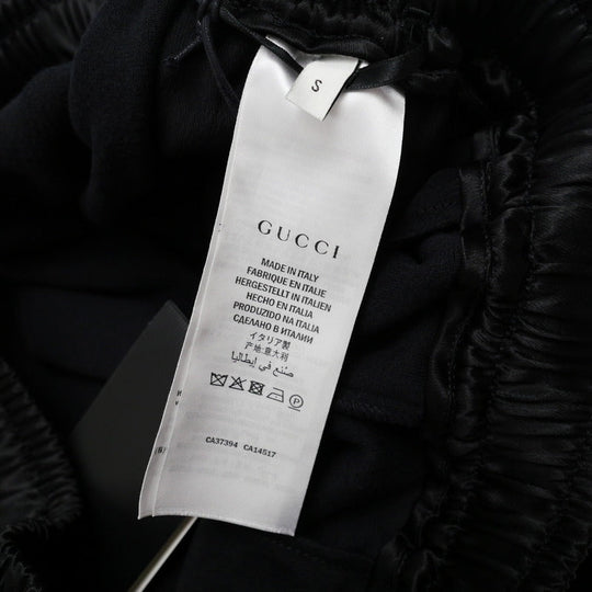 GUCCI Shorts 595537 Velor black mens S Used Authentic