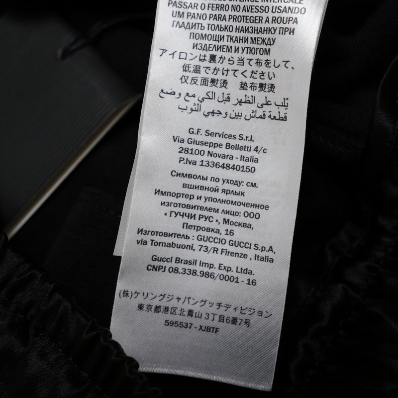 GUCCI Shorts 595537 Velor black mens S Used Authentic