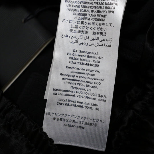 GUCCI Shorts 595537 Velor black mens S Used Authentic