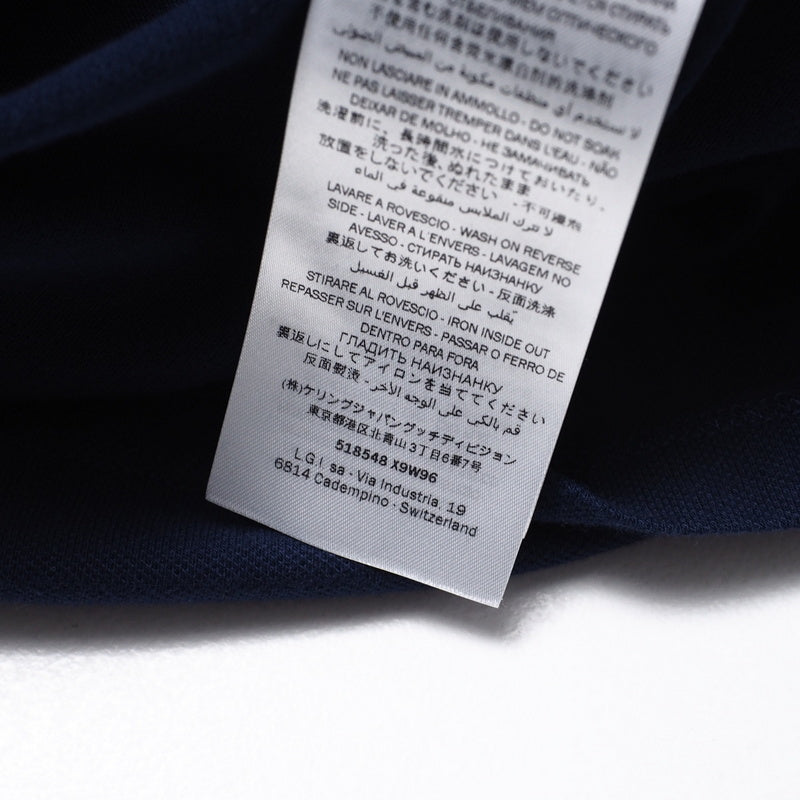 GUCCI one piece cotton Navy Girls 12 Used Authentic