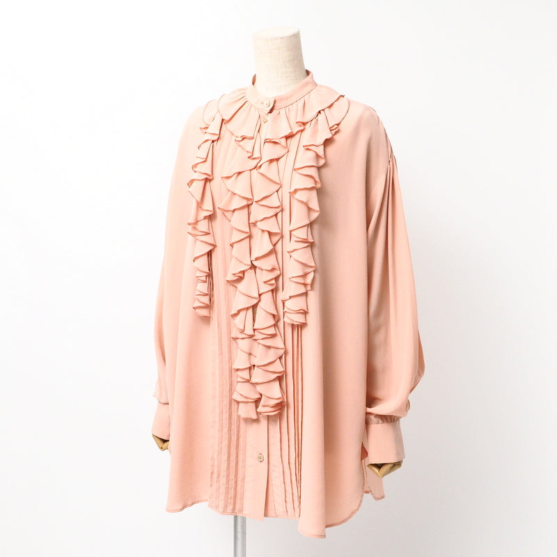 GUCCI blouse 544889 silk pink Women 42 Used Authentic