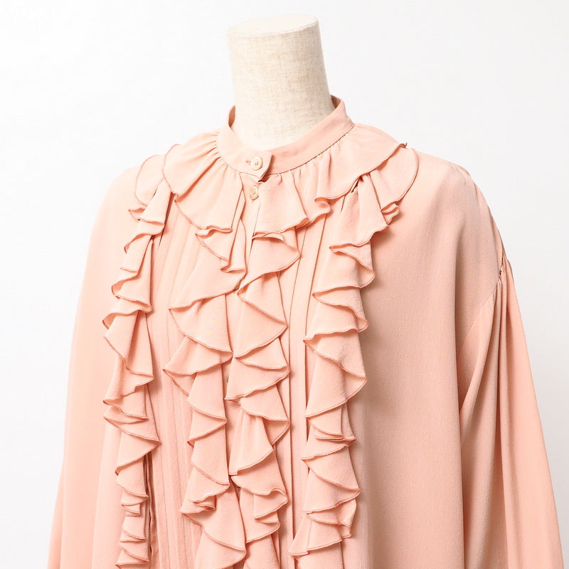 GUCCI blouse 544889 silk pink Women 42 Used Authentic