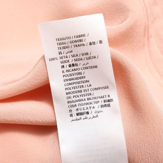 GUCCI blouse 544889 silk pink Women 42 Used Authentic