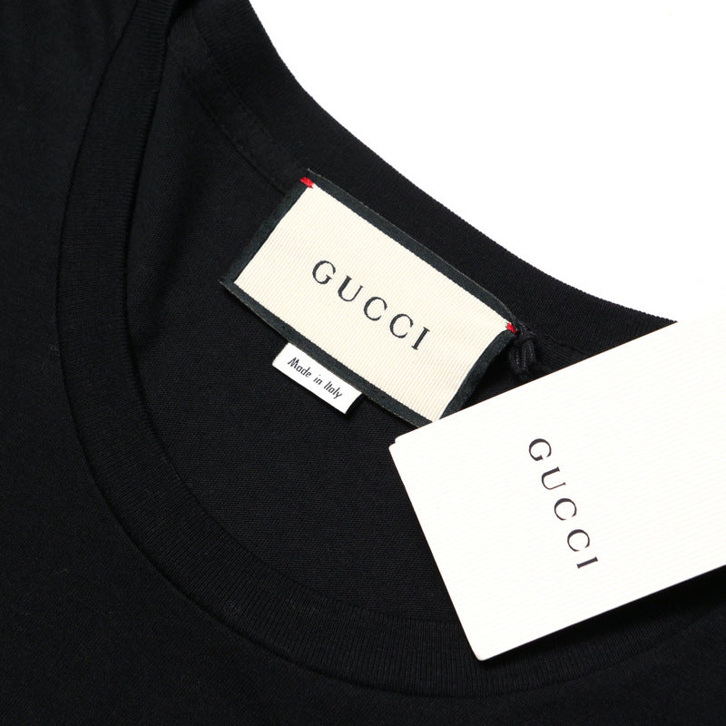 GUCCI Short sleeve T-shirt 539081 cotton black Women M�i170/92Y�j Used Authentic
