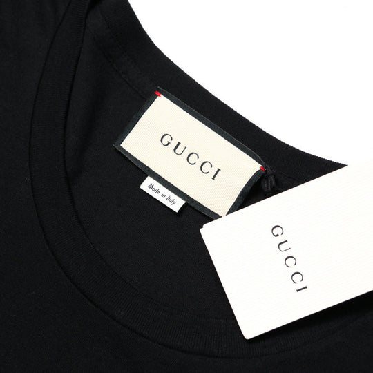 GUCCI Short sleeve T-shirt 539081 cotton black Women M�i170/92Y�j Used Authentic