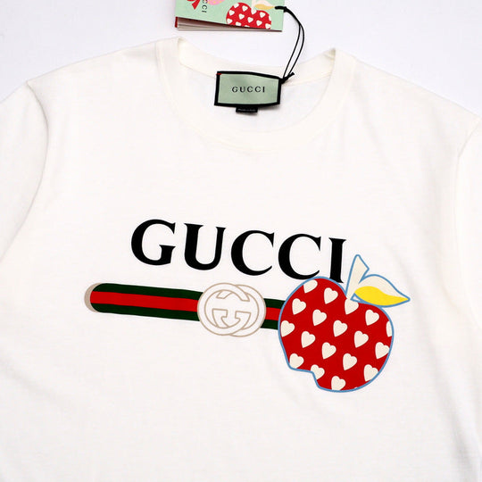 GUCCI Short sleeve T-shirt 548334XJDNC cotton Ivory mens XS�i170/88A�j Used Authentic