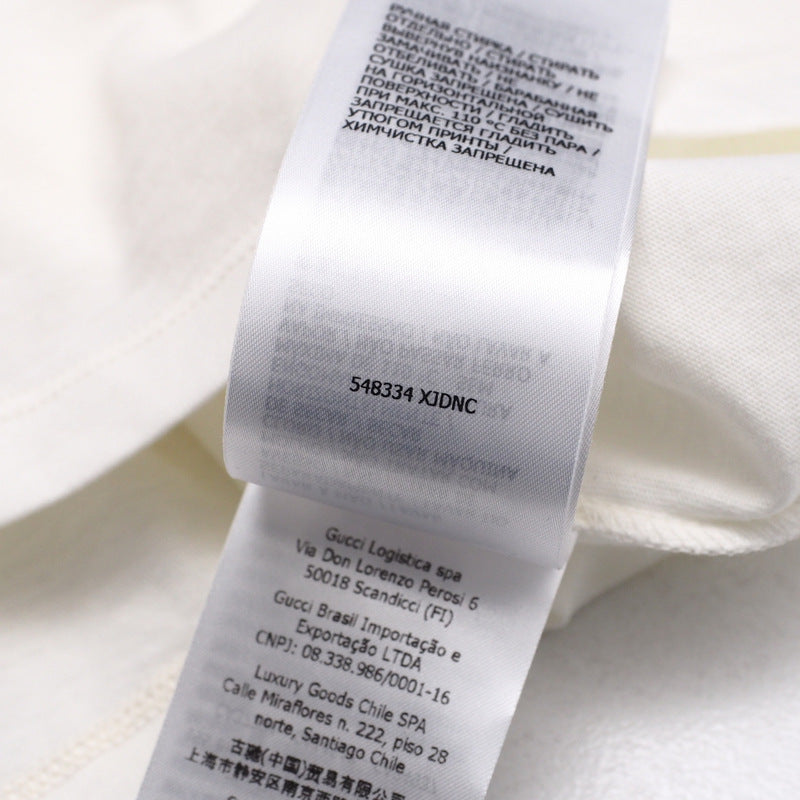 GUCCI Short sleeve T-shirt 548334XJDNC cotton Ivory mens XS�i170/88A�j Used Authentic