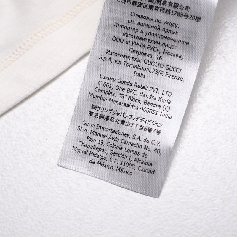 GUCCI Short sleeve T-shirt 548334XJDNC cotton Ivory mens XS�i170/88A�j Used Authentic