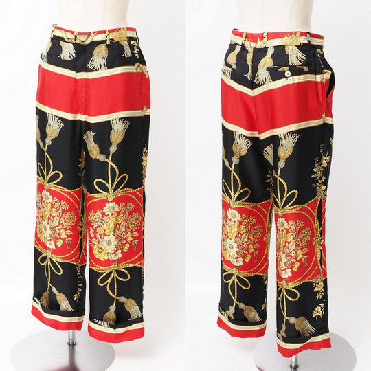 GUCCI setup 550968/545289 silk Black / red Women 40 Used Authentic