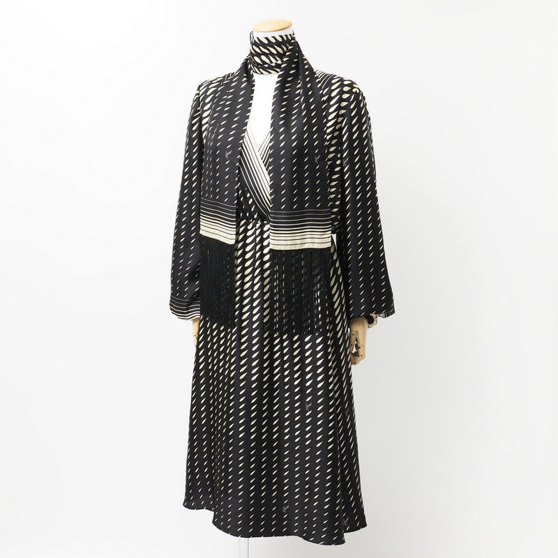 GUCCI one piece 643440 silk Two-tone (black) 42 (170/92Y)