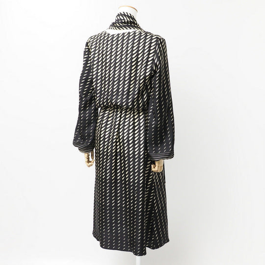 GUCCI one piece 643440 silk Two-tone (black) 42 (170/92Y)