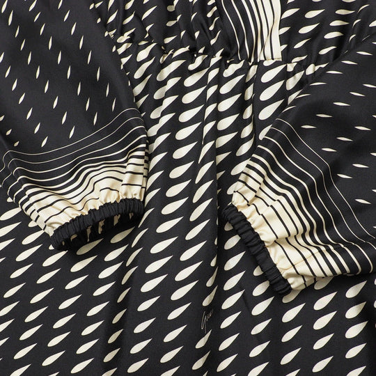 GUCCI one piece 643440 silk Two-tone (black) 42 (170/92Y)