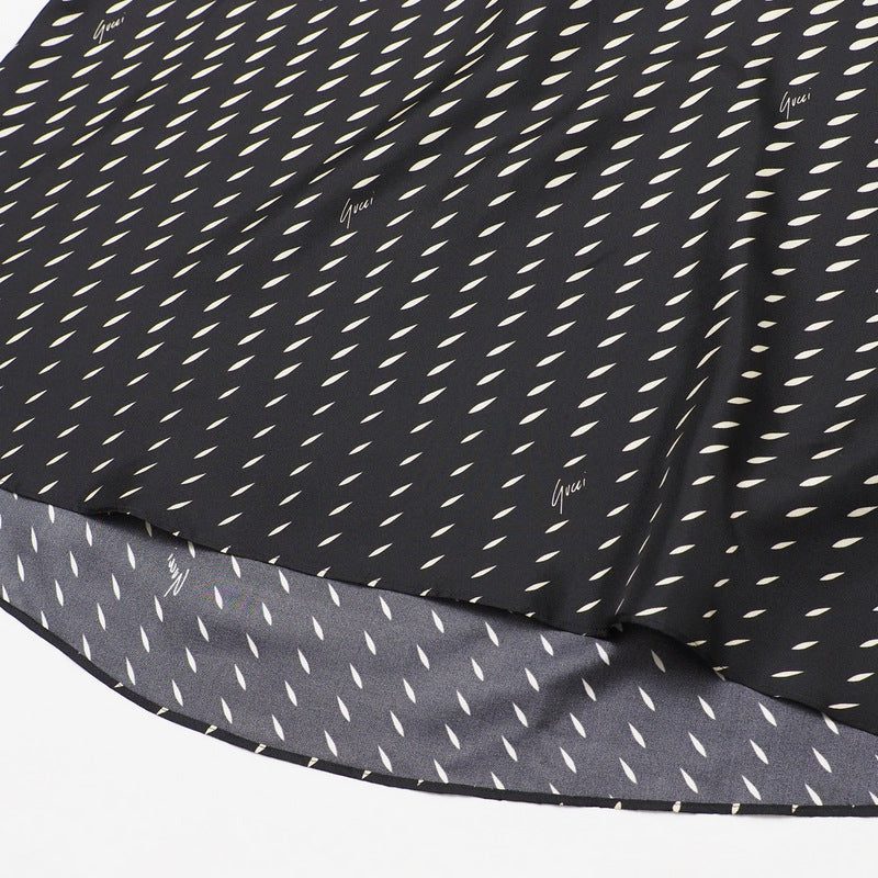 GUCCI one piece 643440 silk Two-tone (black) 42 (170/92Y)