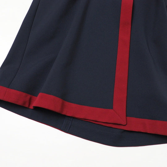 GUCCI one piece 598884 Rayon Navy / Bordeaux Women XS Used Authentic